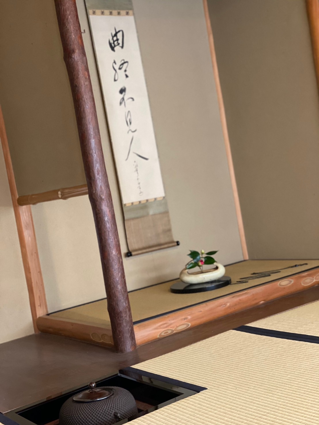20201220伝統芸能で旅する京都 栖賢寺 茶室