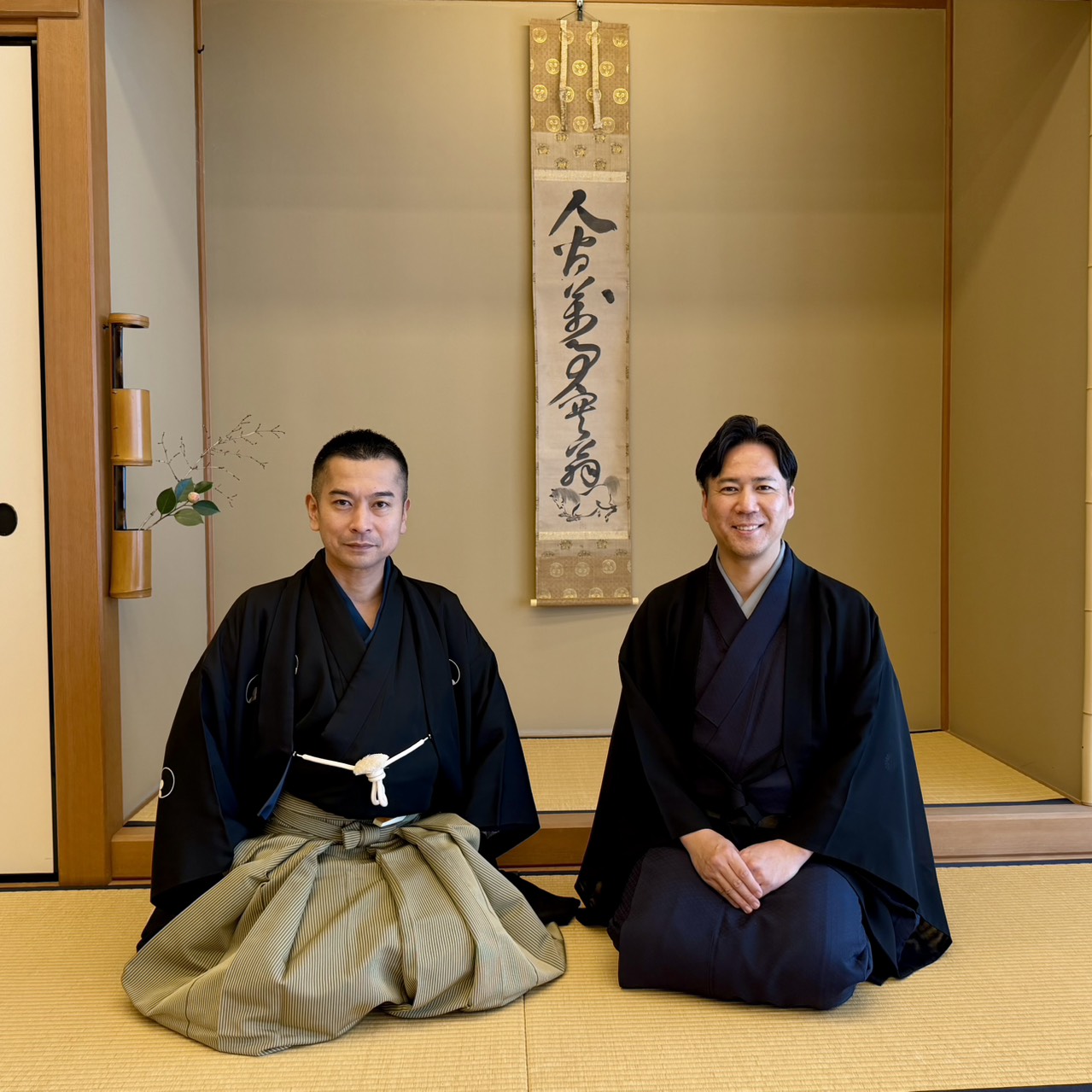 初茶会に旭堂南龍が参加